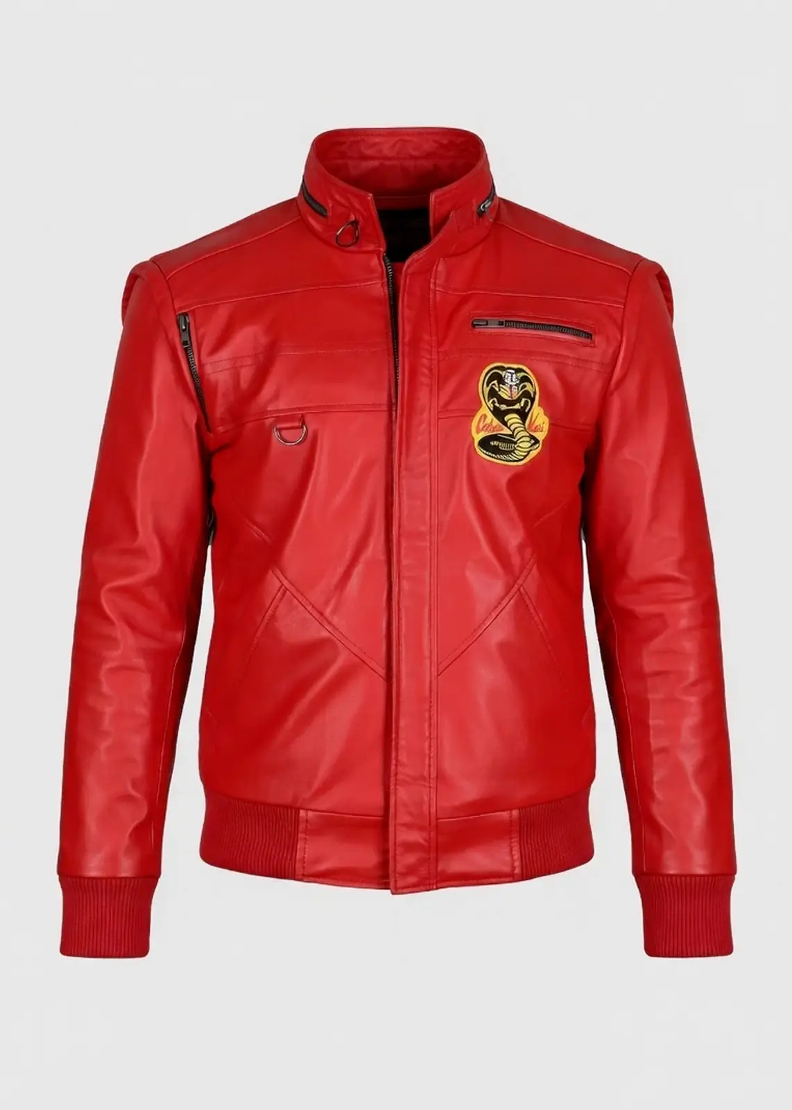 Mens Cobra Kai Leather Jacket