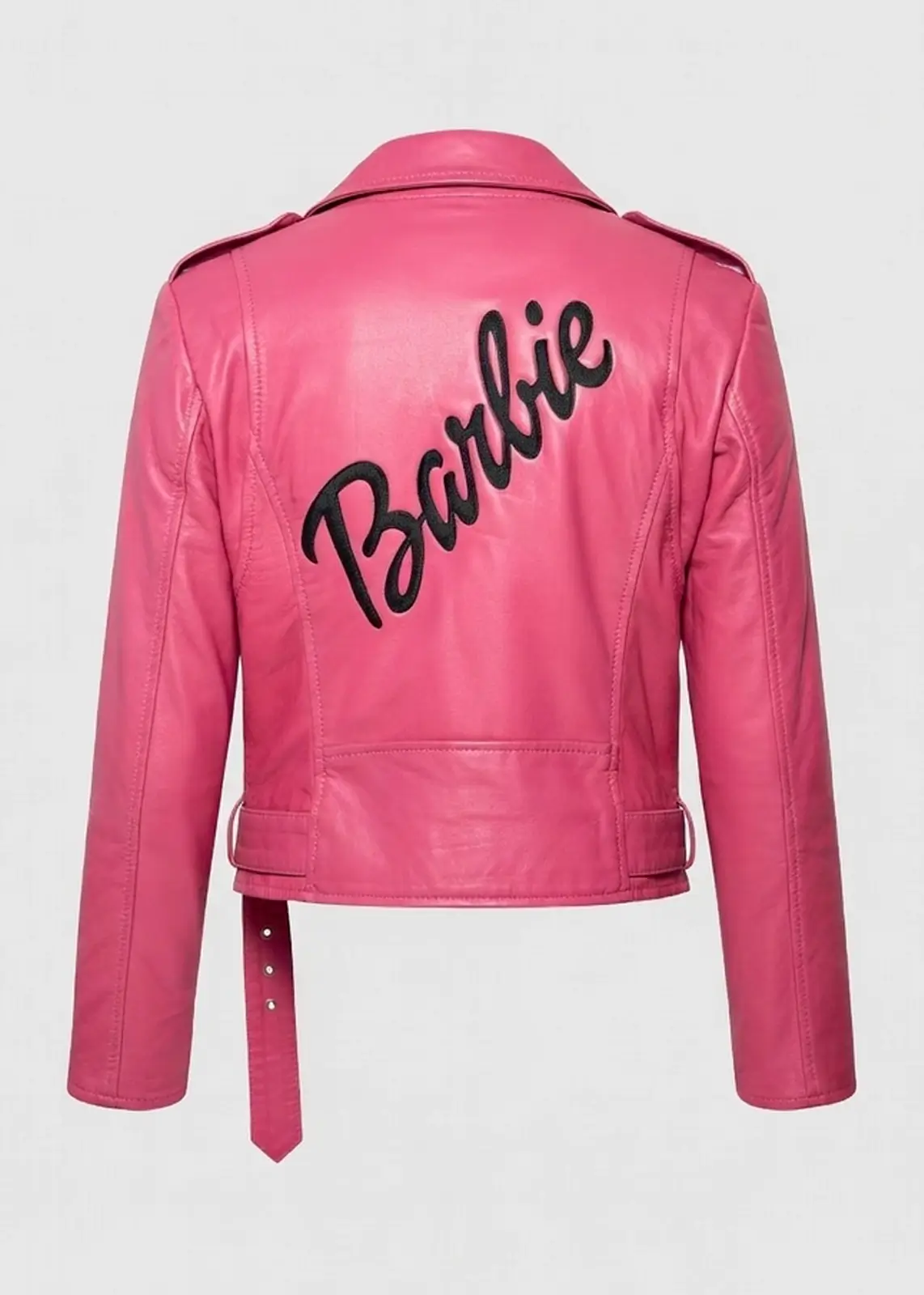 barbie-pink-matte-leather-jacket