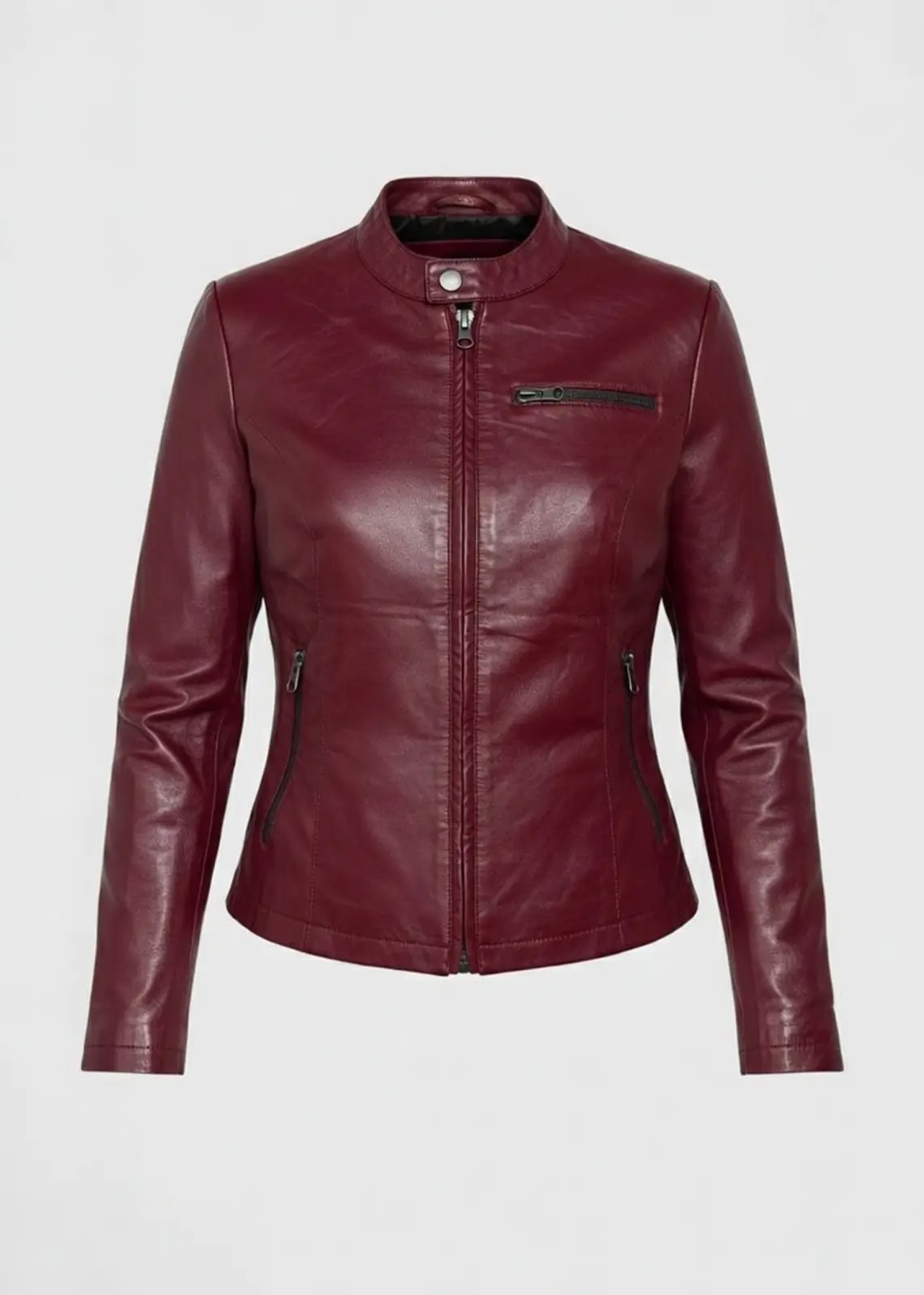 Claire Redfield Resident Evil Red Moto Leather Jacket!