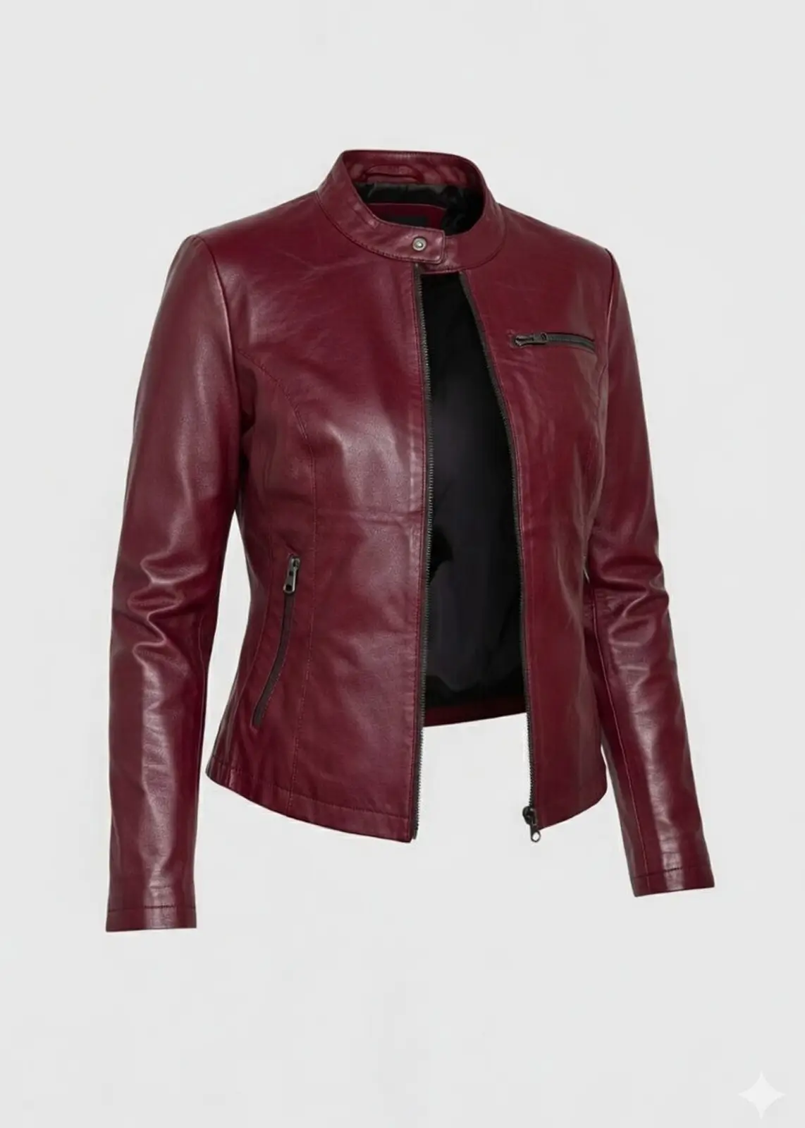 Claire Redfield Resident Evil Red Moto Leather Jacket!