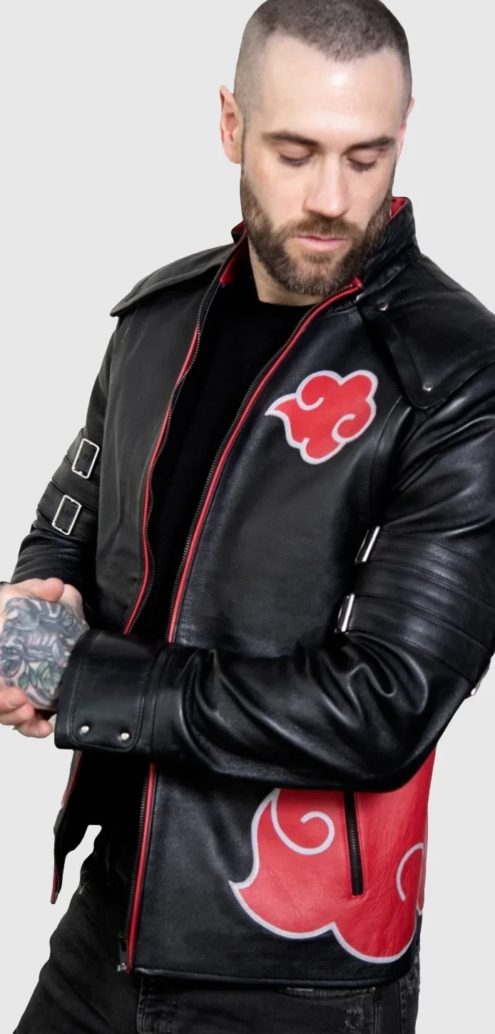 naruto akatsuki jacket front