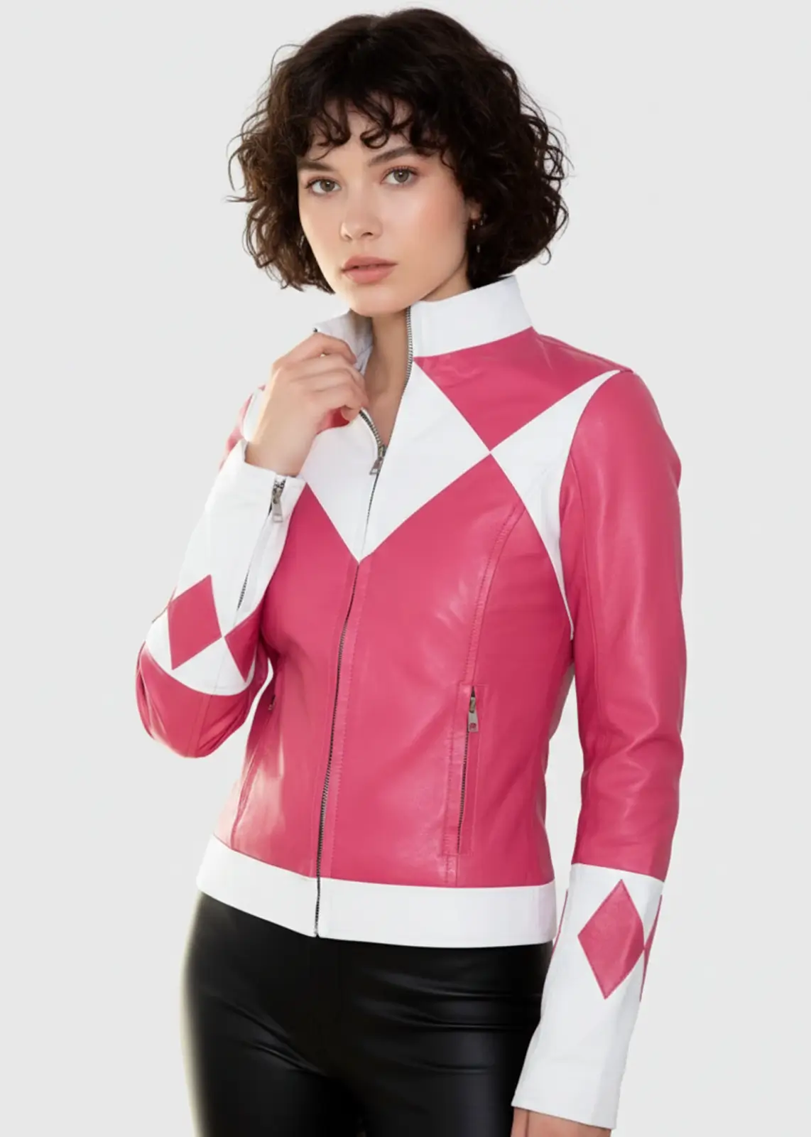 pink-ranger-inspired-leather-jacket