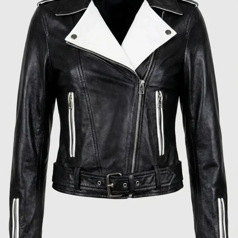 womens-black-and-white-leather-jacket