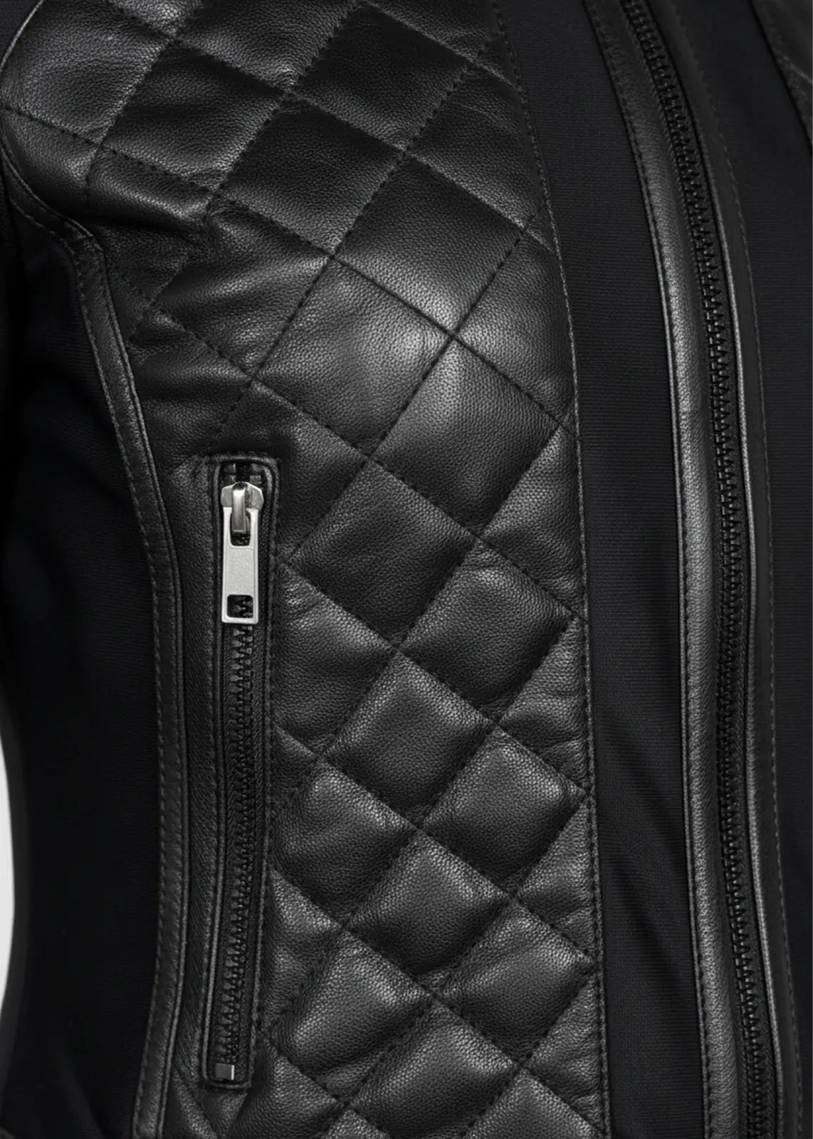 Black Corset Leather Jacket Worn By Evan Rachel