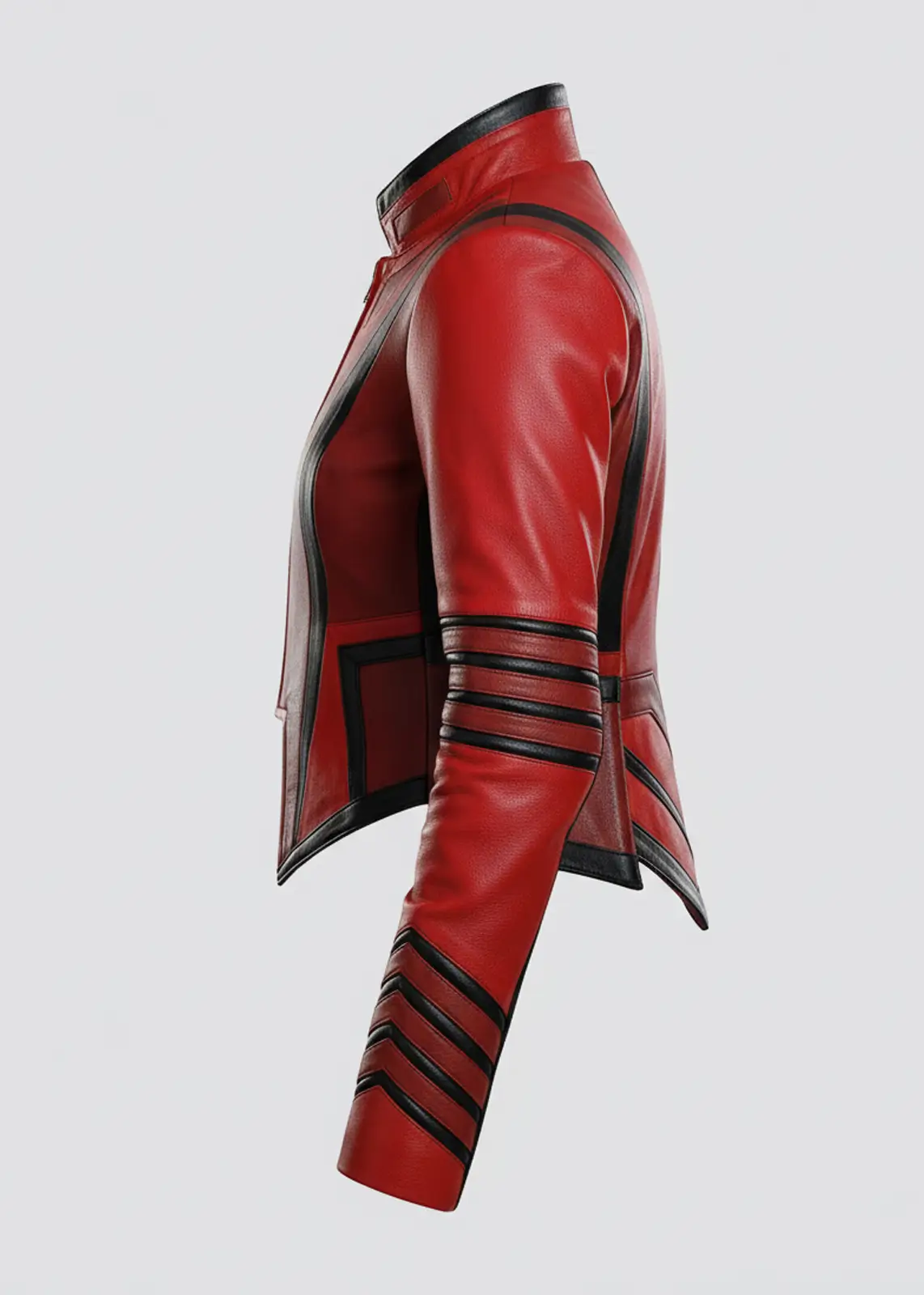 Red Leather Scarlet Witch Jacket
