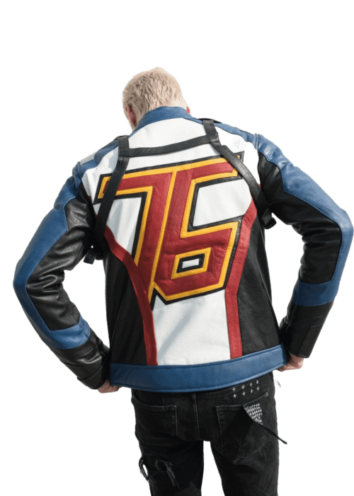 Mens soldier 76 leader jacket back 4