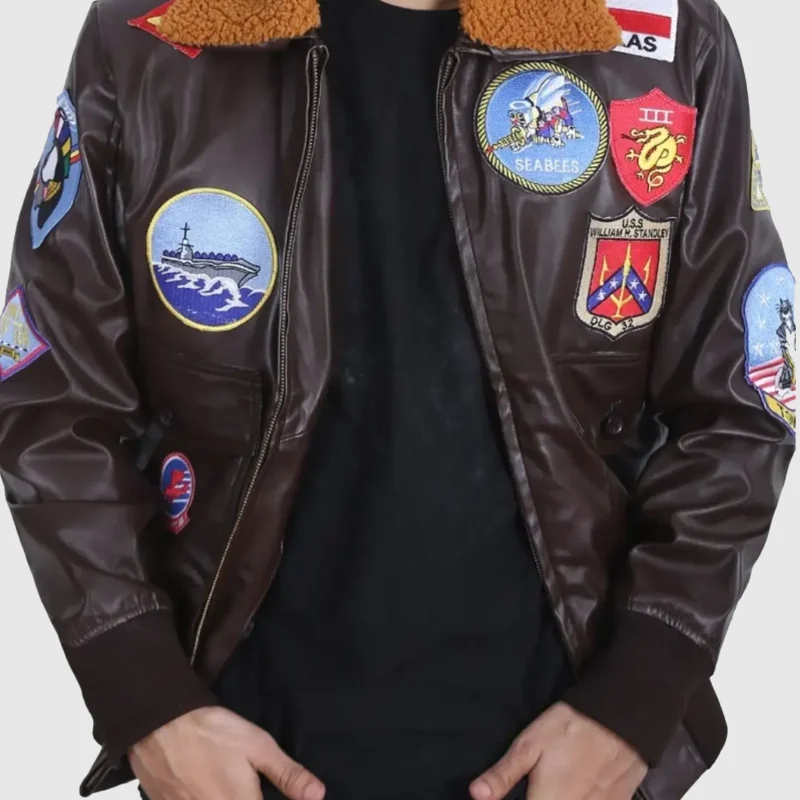 Tom-Cruise-Maverick-Top-Gun-Jacket-4 front closeup