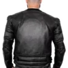 armored leather motorcycle jacket full