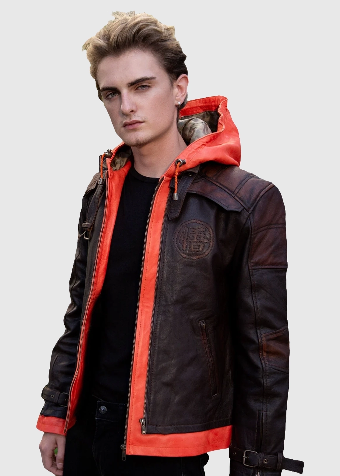 DBZ Goku Jacket With Orange Hood