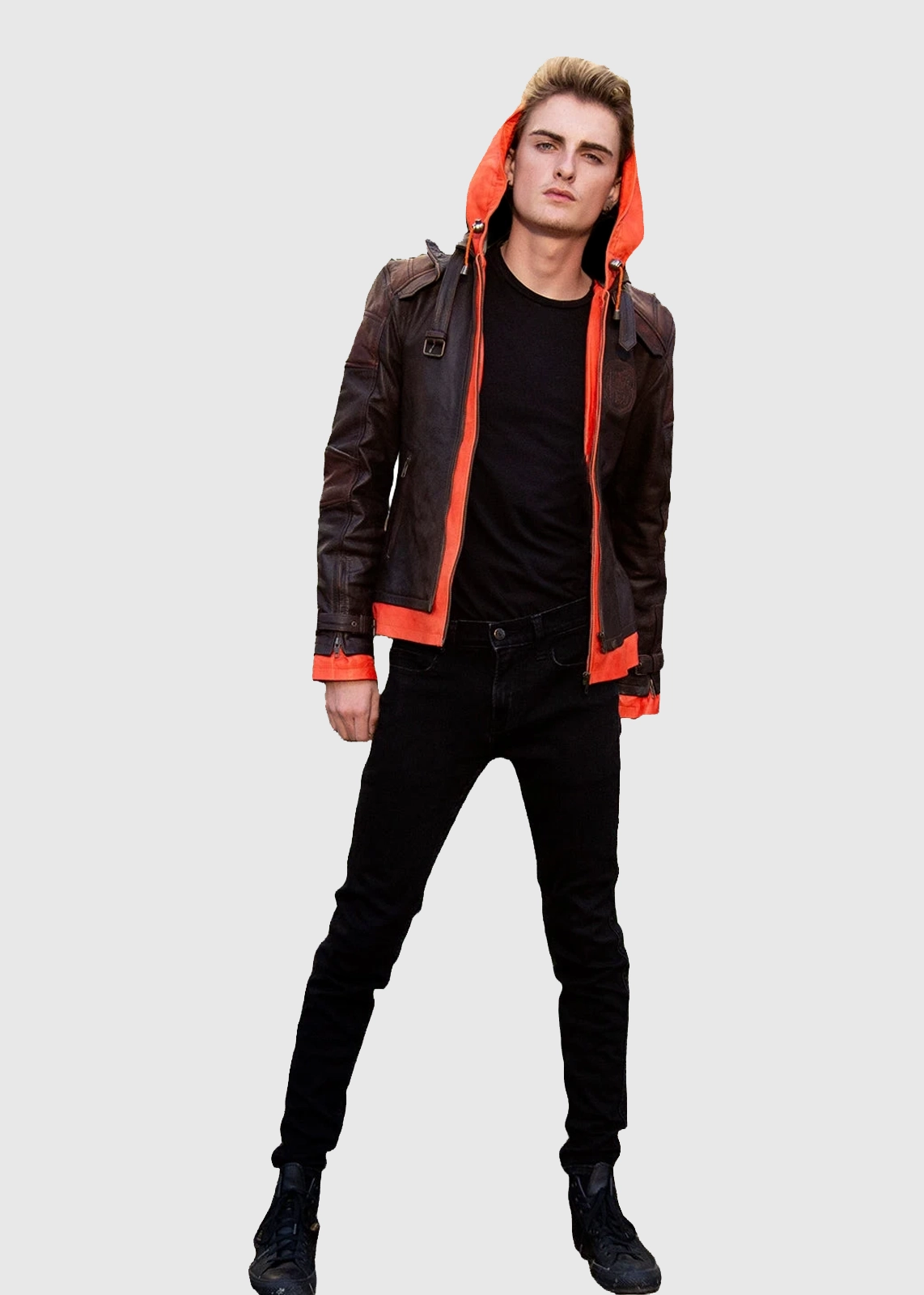 DBZ Goku Jacket With Orange Hood