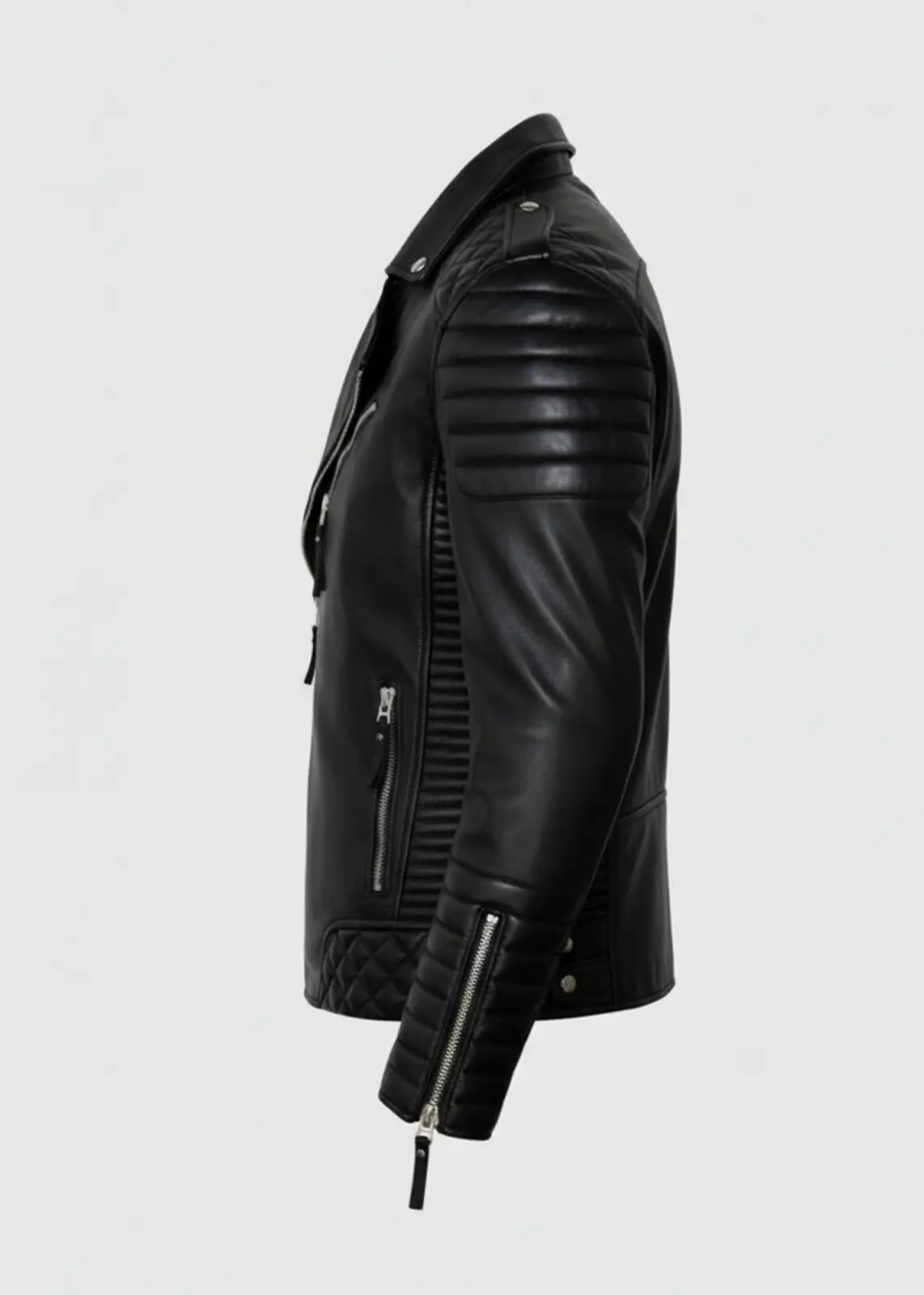 mens-black-quilted-leather-biker-jacket