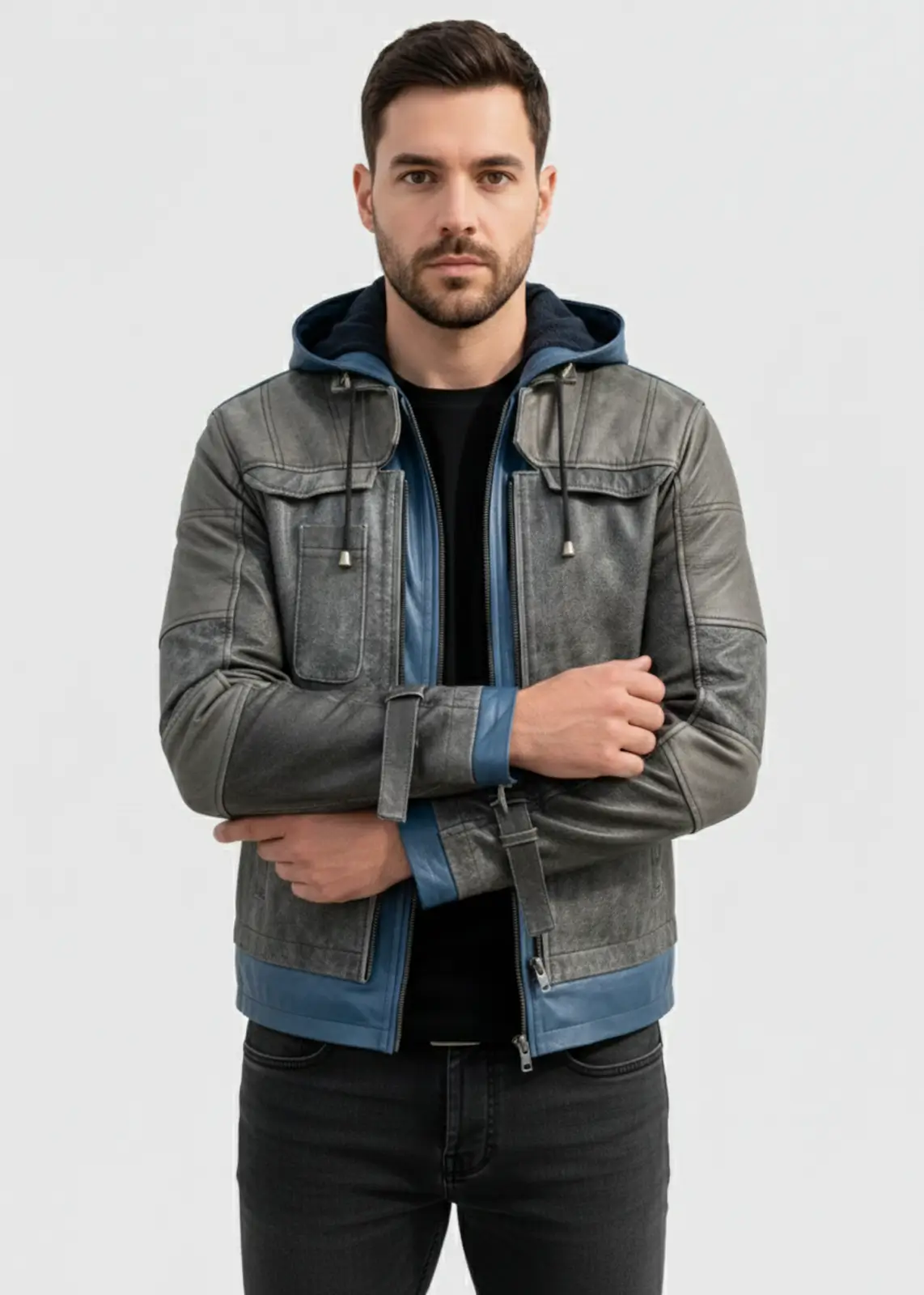nightwing-blue-hooded-leather-jacket-men