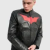 batman leather jacket front