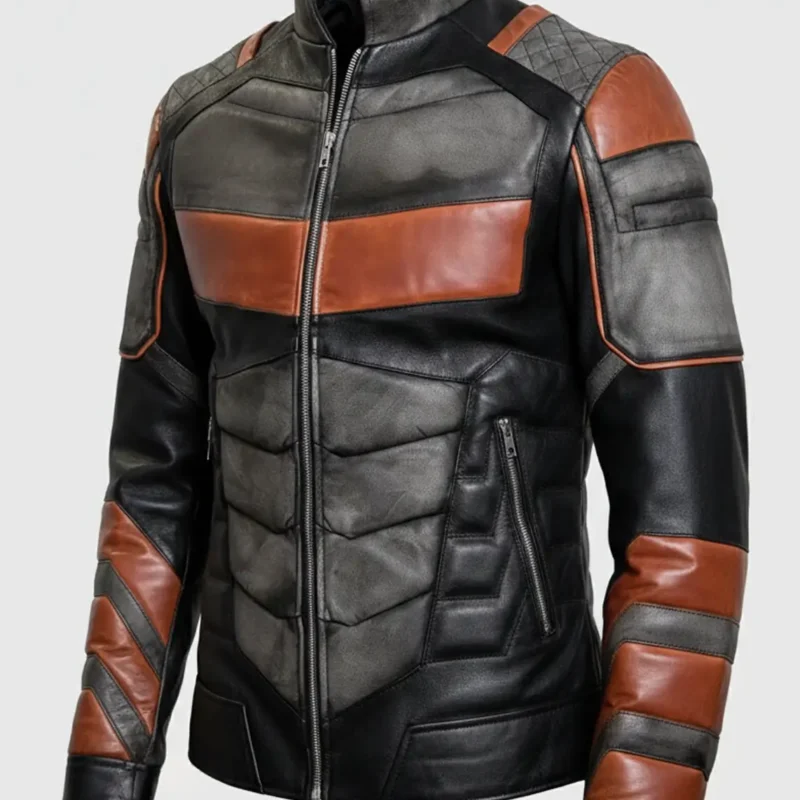 deathstroke-black-and-orange-armored-leather-jacket