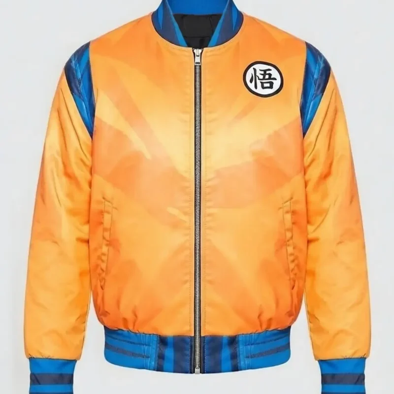 goku-anime-orange-bomber-jacket-for-men