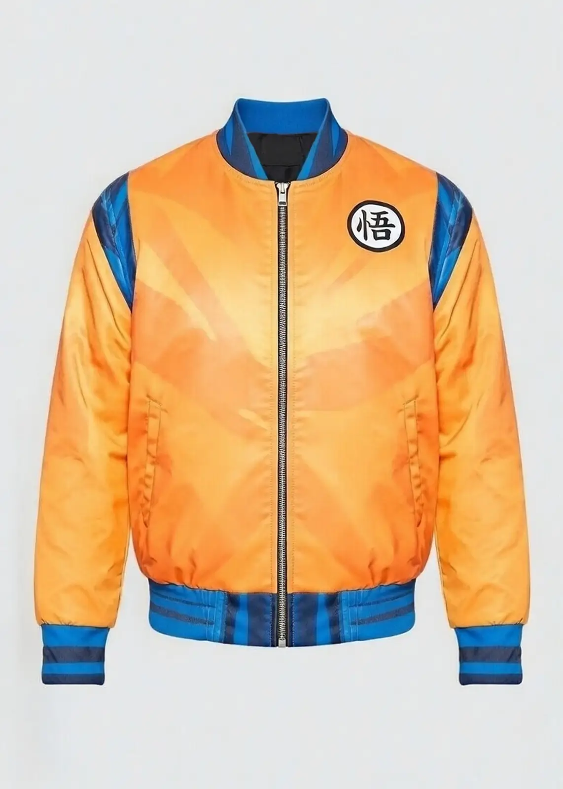 Goku Anime Orange Bomber Jacket for Men