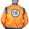 goku bomber orange jacket back