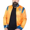 goku bomber orange jacket front 2