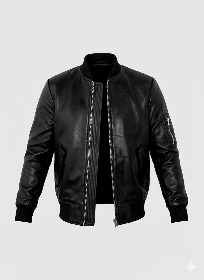 mens-military-aviator-black-leather-flight-jacket