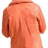 mens star wars skywalker x wing pilot orange jacket back