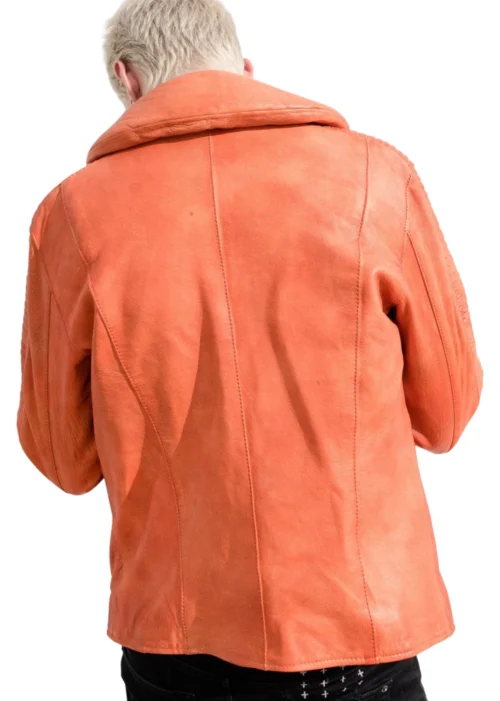 mens star wars skywalker x wing pilot orange jacket back