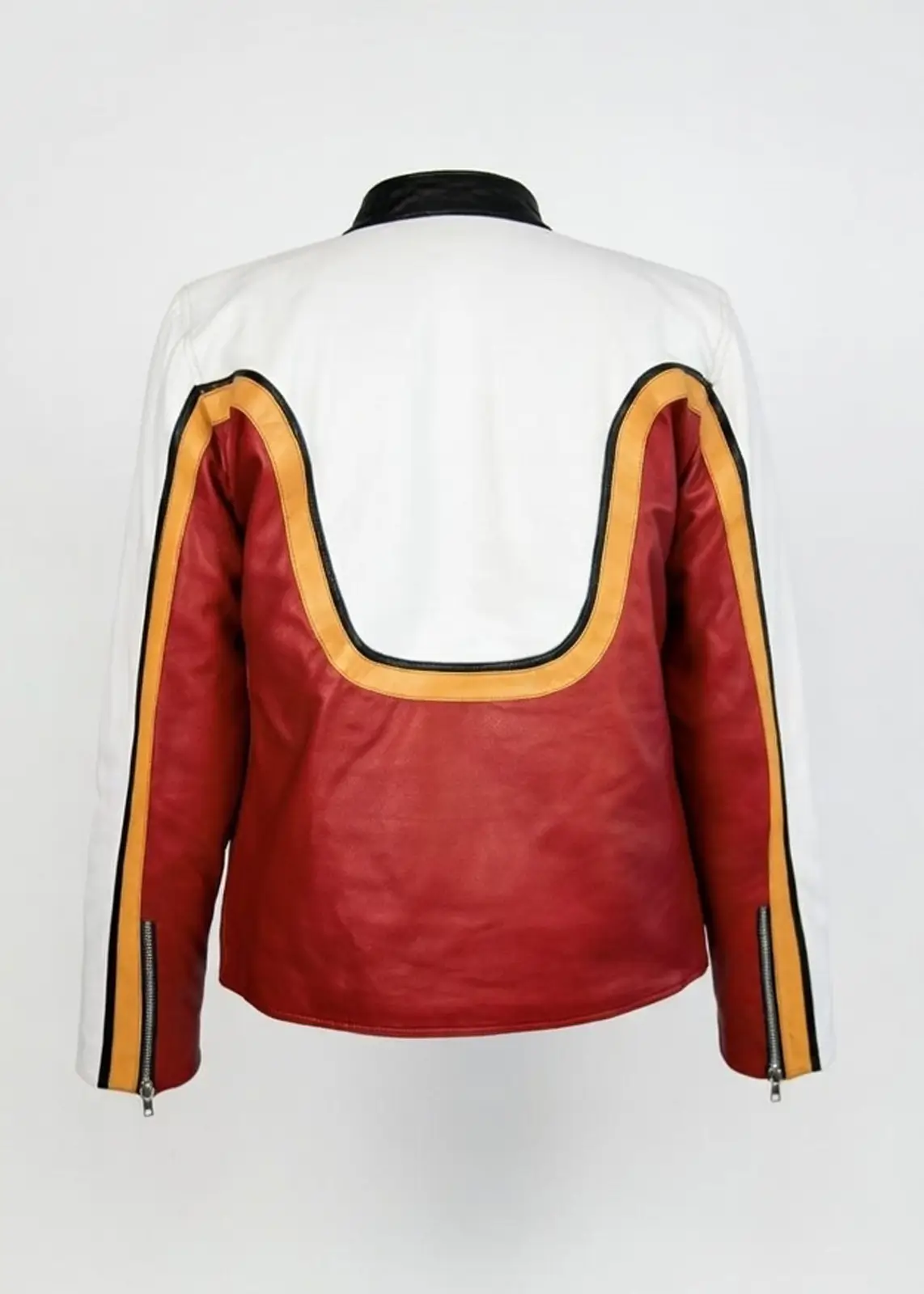 Suzuki Motorcycle Hackers Leather Jacket For Men