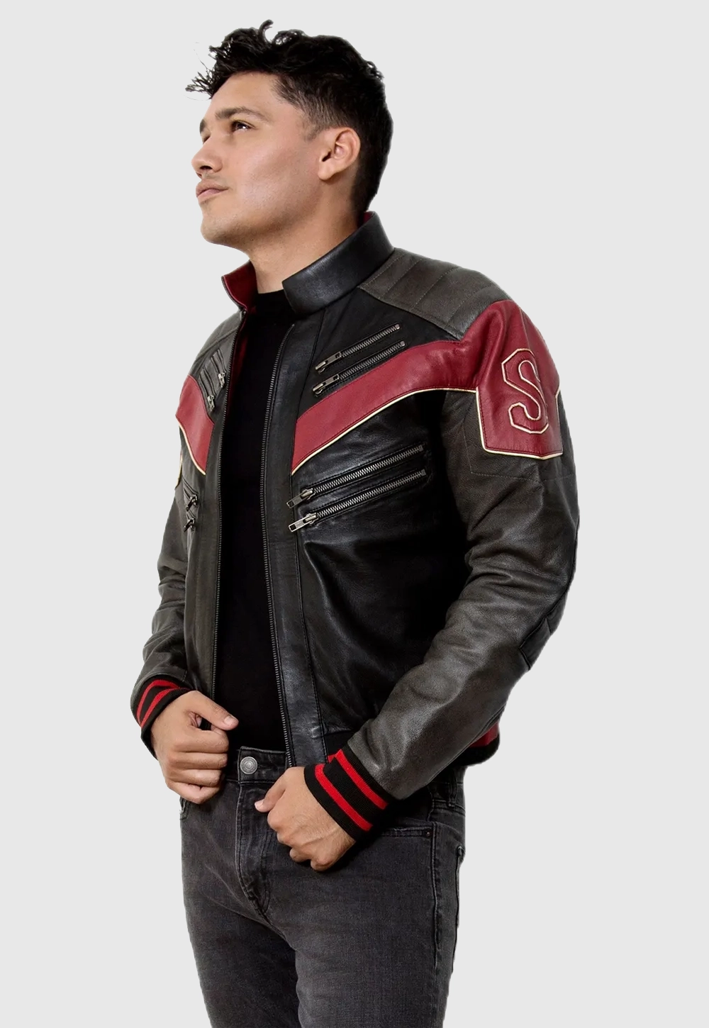 Miles Morales Spiderman Into Spider Verse Leather Jacket