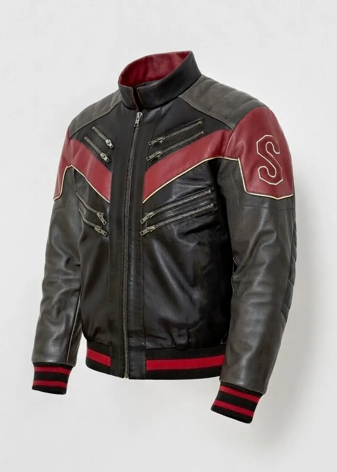 Miles Morales Spiderman Into Spider Verse Leather Jacket