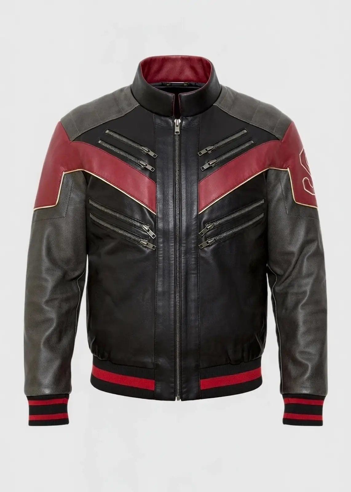Miles Morales Spiderman Into Spider Verse Leather Jacket