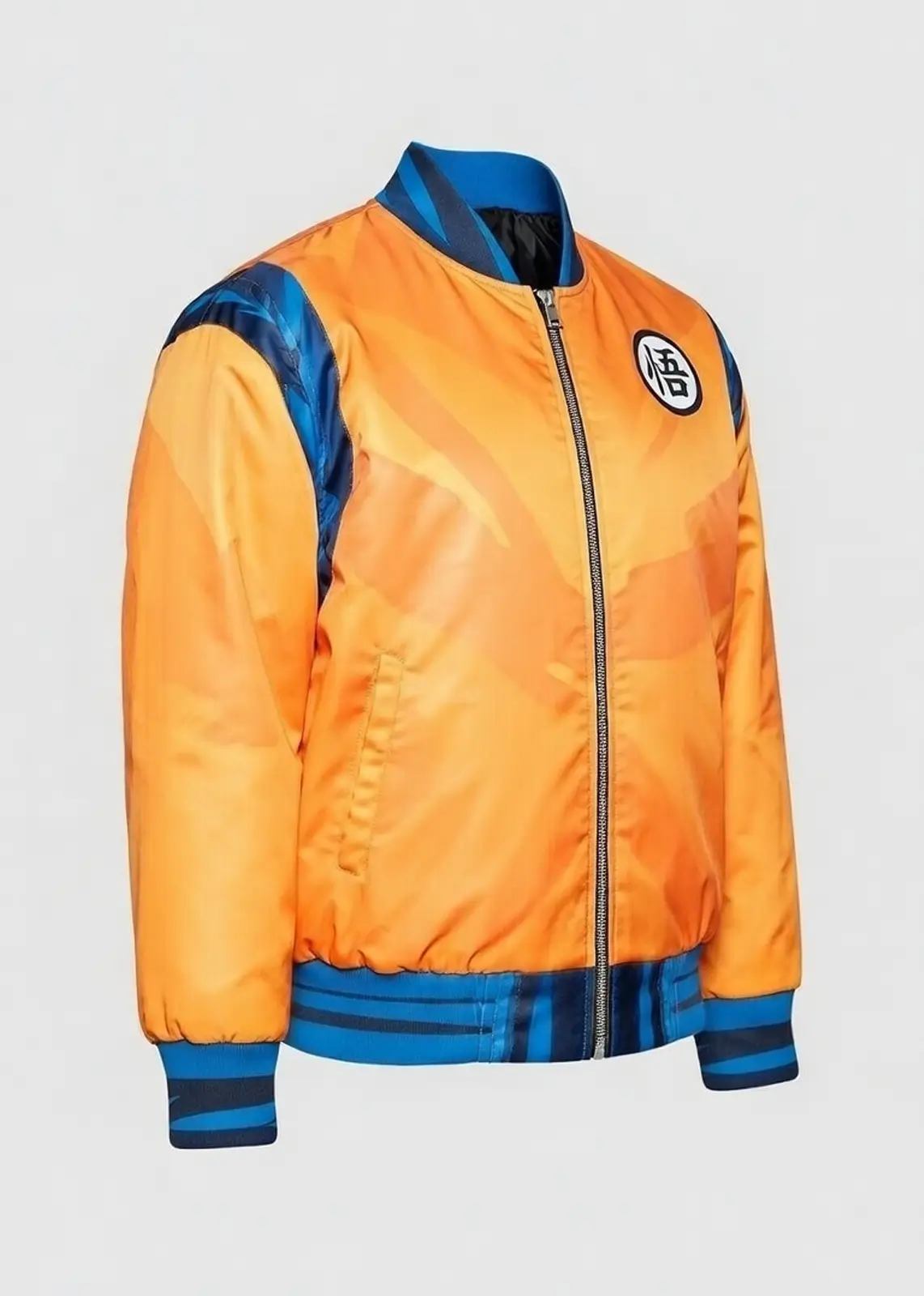 Goku Anime Orange Bomber Jacket for Men