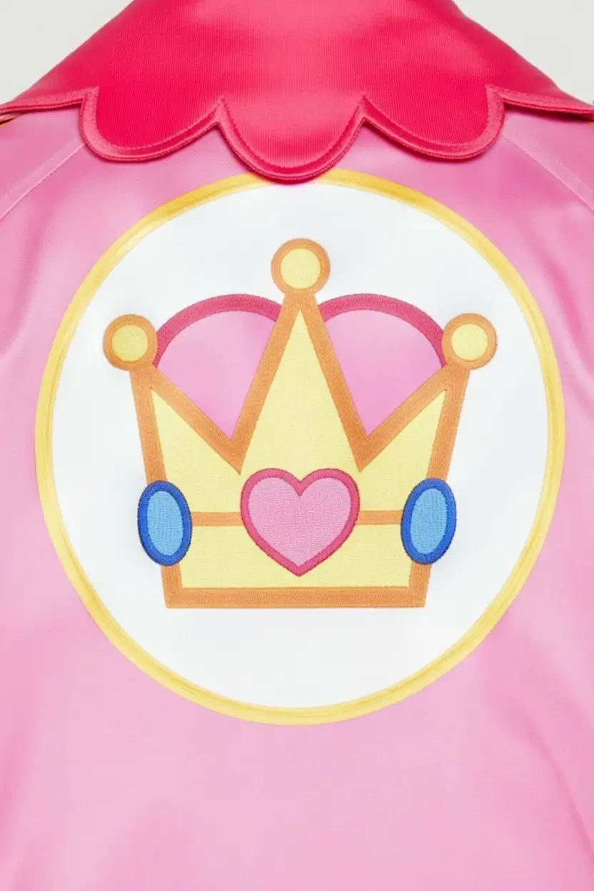 Women’s Pink Racing Princess Peach Bomber Jacket