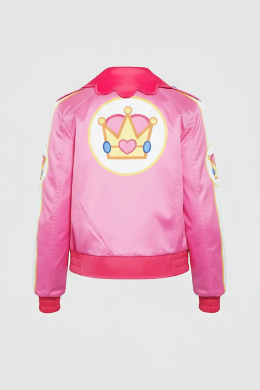 princess-peach-pink-racing-bomber-jacket-women