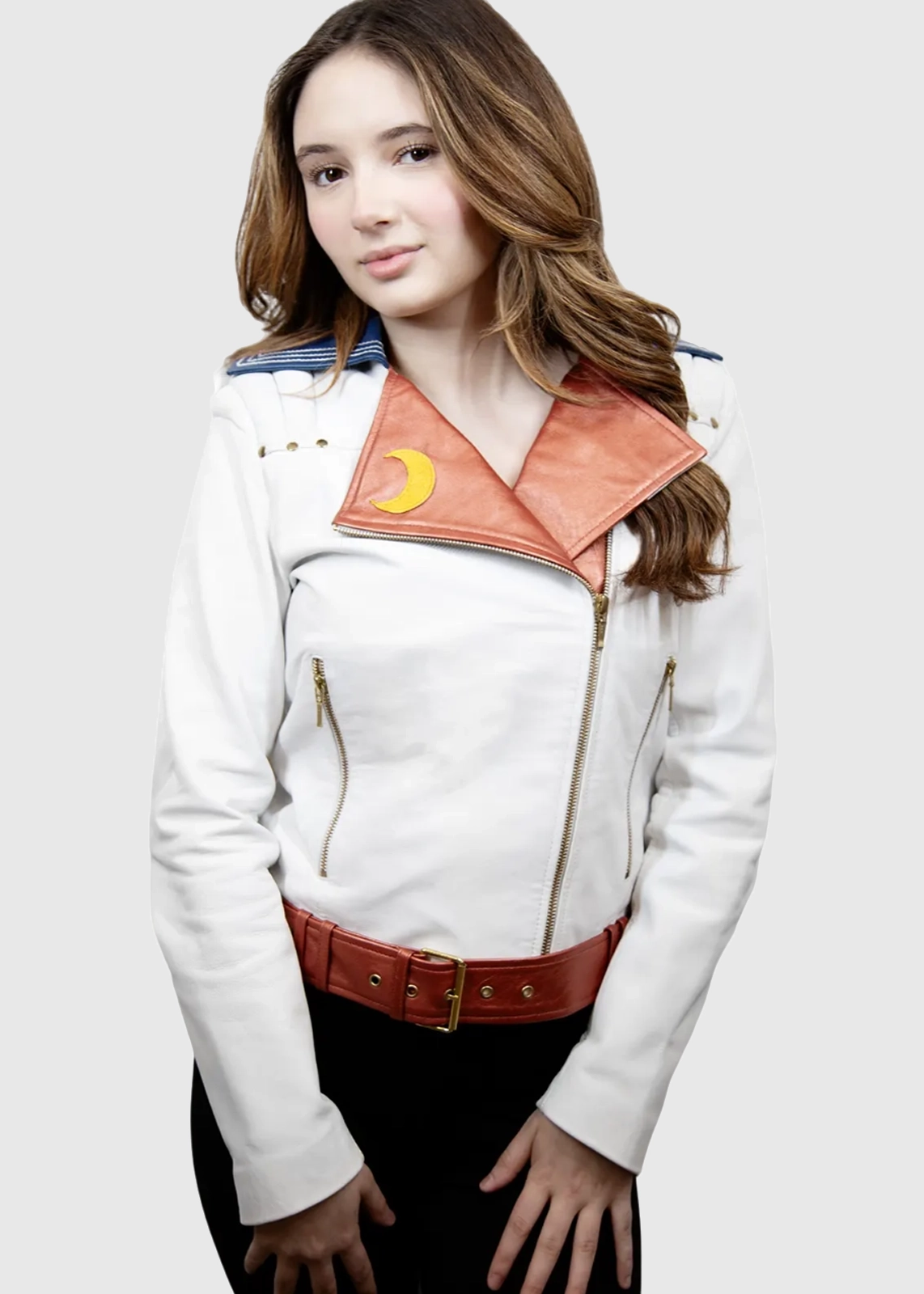 Women’s Sailor Moon Racer Leather Jacket