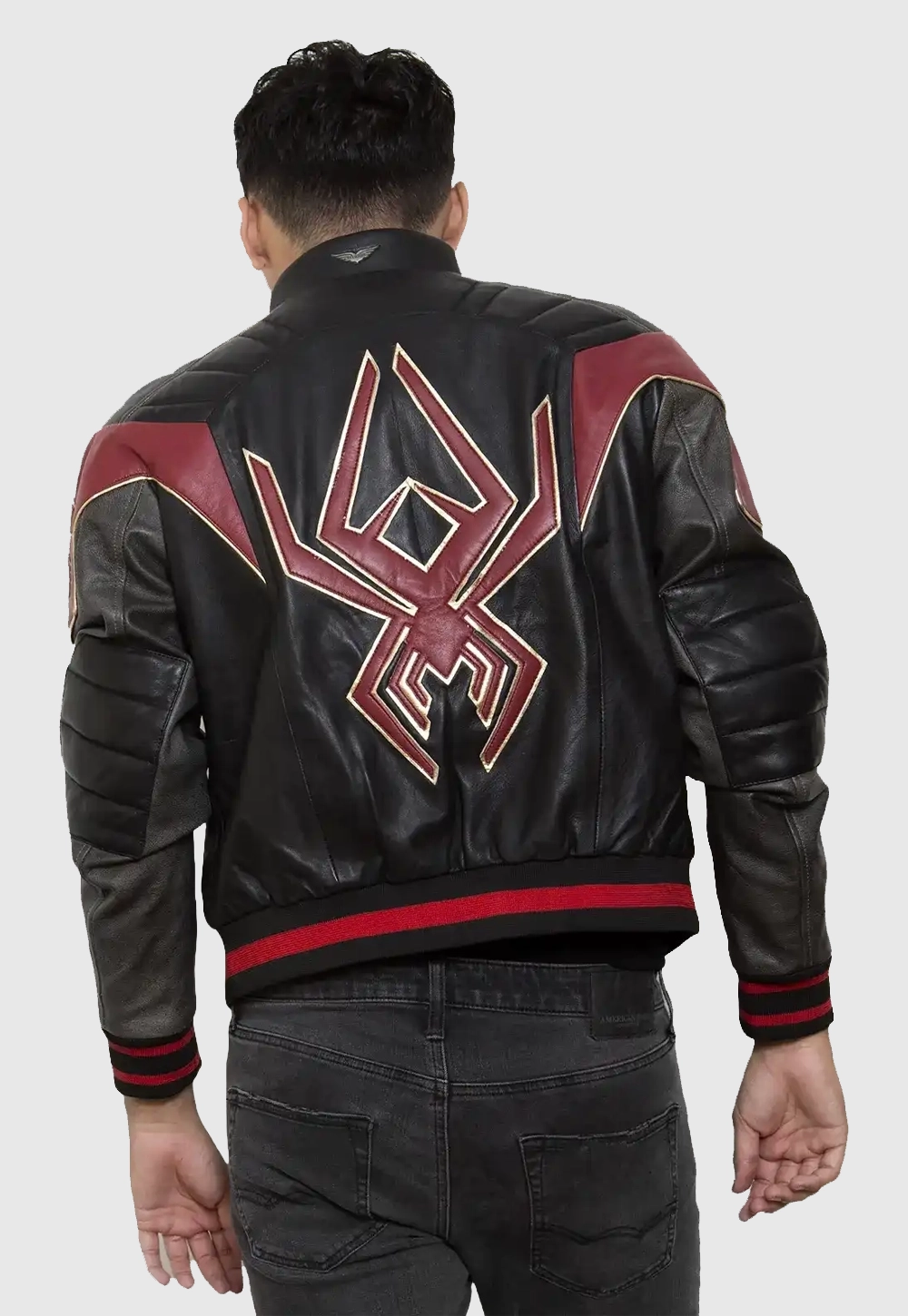 Miles Morales Spiderman Into Spider Verse Leather Jacket