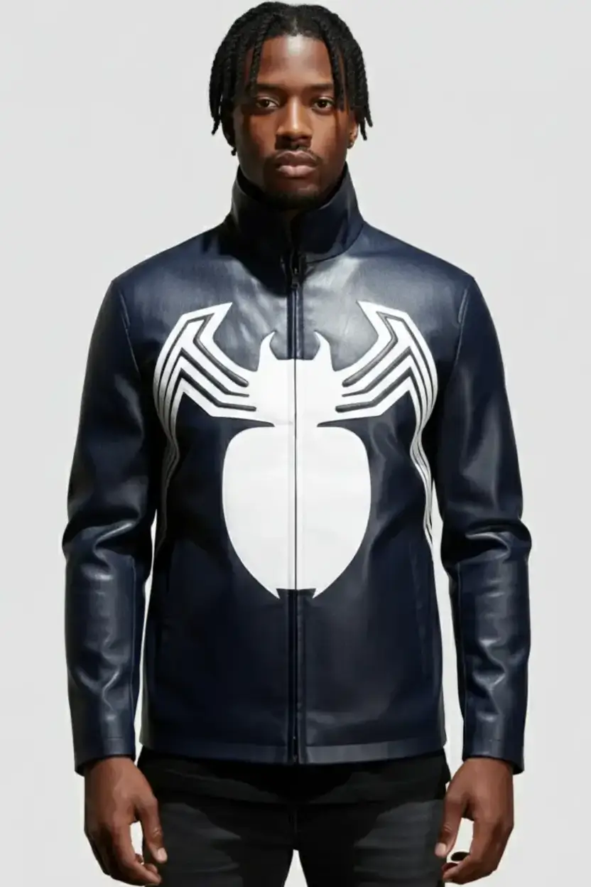 Spiderman Venom Leather Jacket For Men