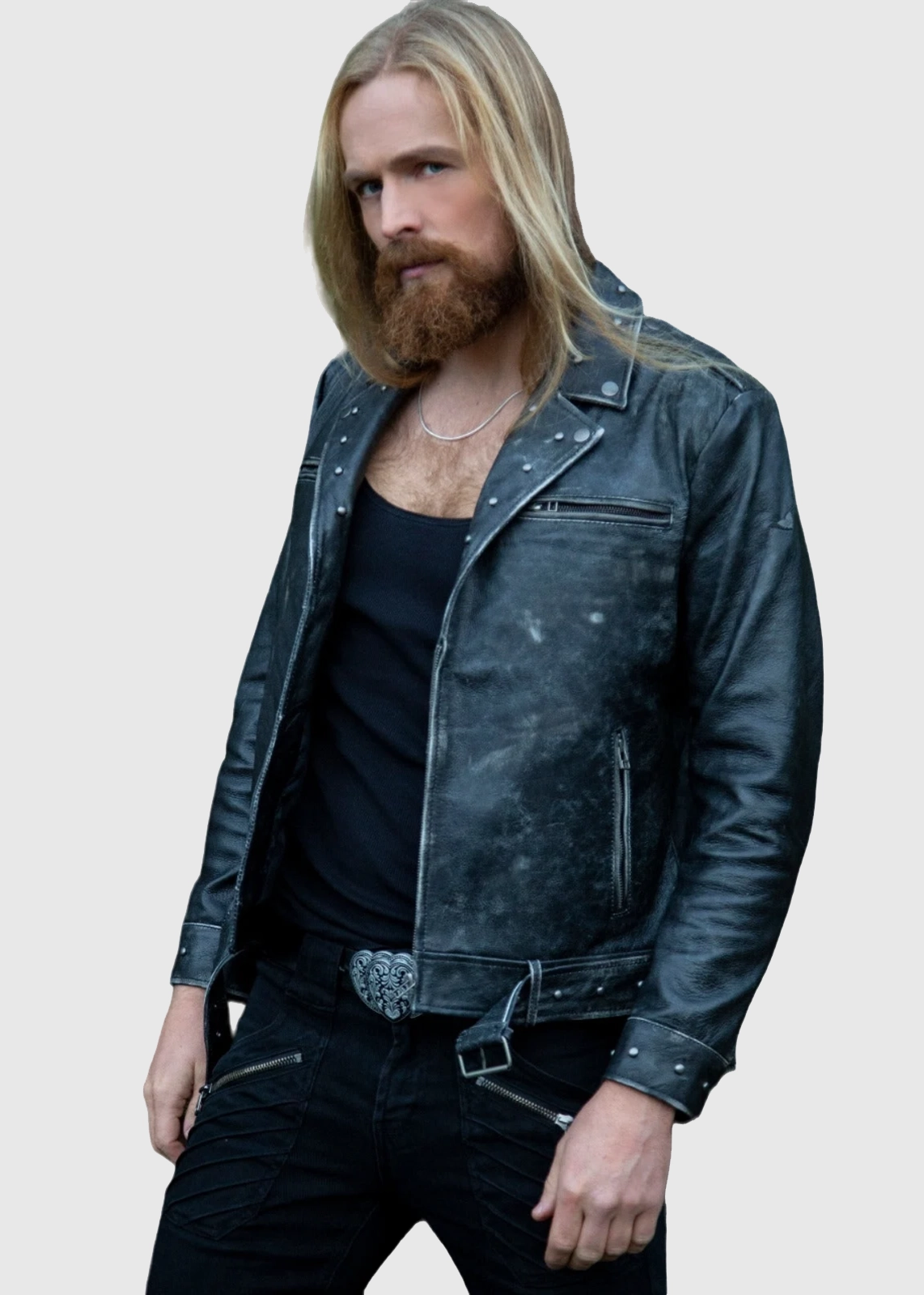 Tunnel Snakes Fallout Leather Jacket For Men