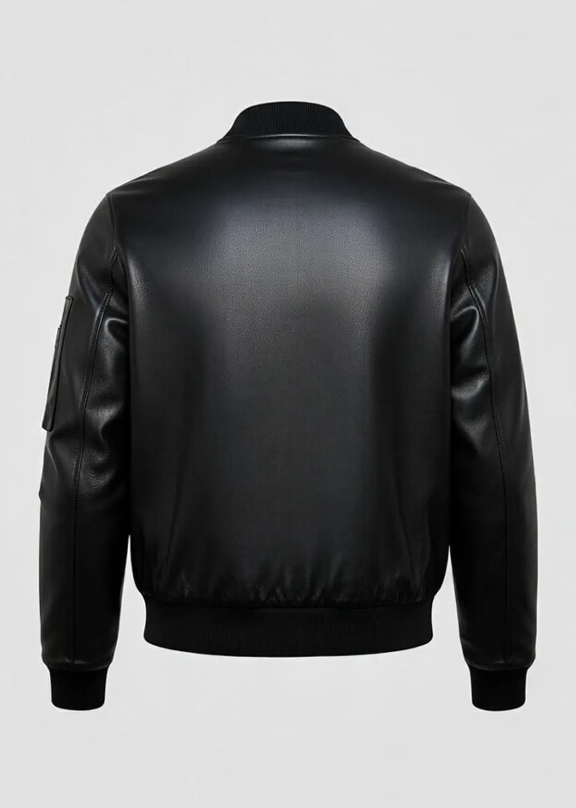 Men’s Aviator Flight Black Leather Jacket