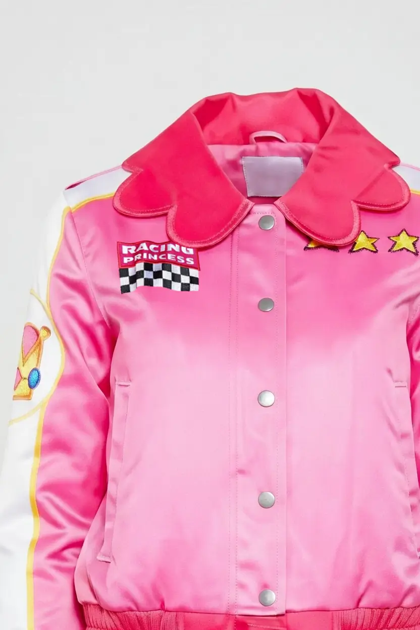 womens-pink-racing-princess-peach-bomber-jacket