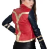 wonder woman leather jacket right back