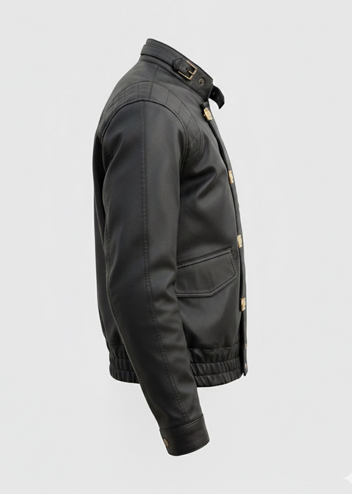 Black Akira leather Jacket For Men