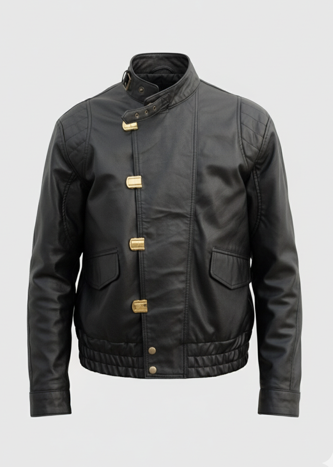Black Akira leather Jacket For Men