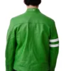 ben 10 alien force green jacket back