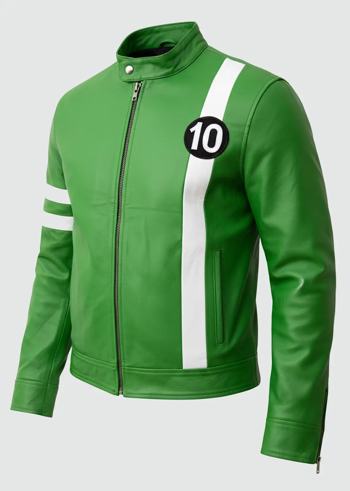 Green Ben 10 Omniverse Leather Jacket