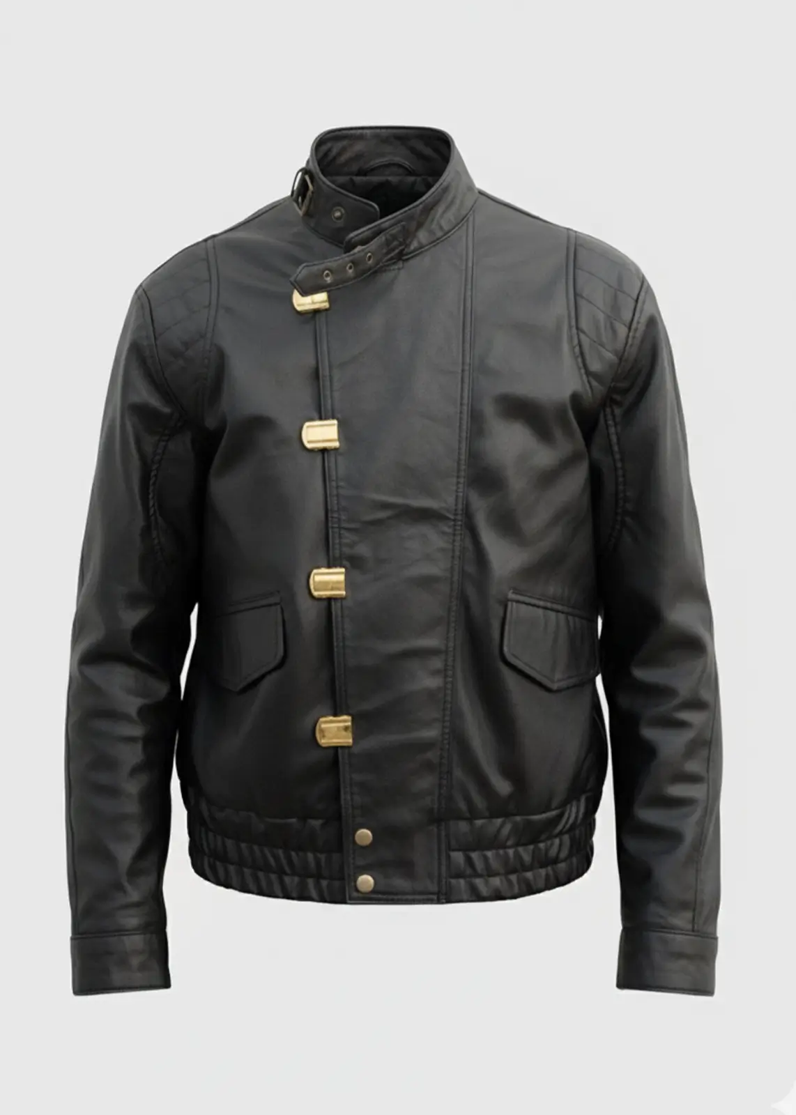 Black Akira leather Jacket For Men