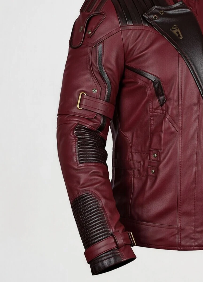 Men’s Dark Red Vintage Leather Jacket
