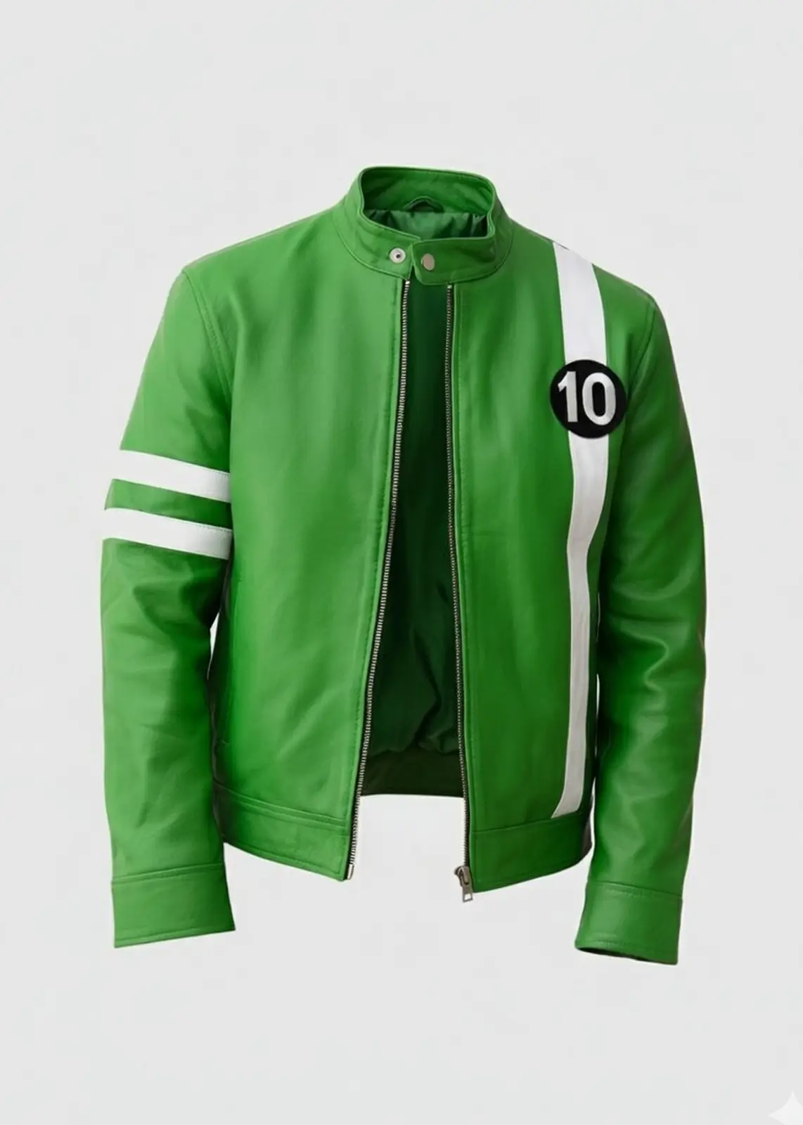 Green Ben 10 Omniverse Leather Jacket
