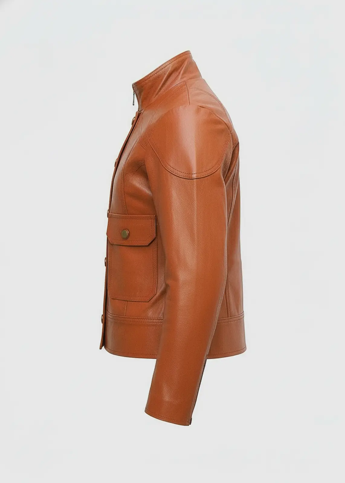 Women’s Tan Vintage Leather Jacket