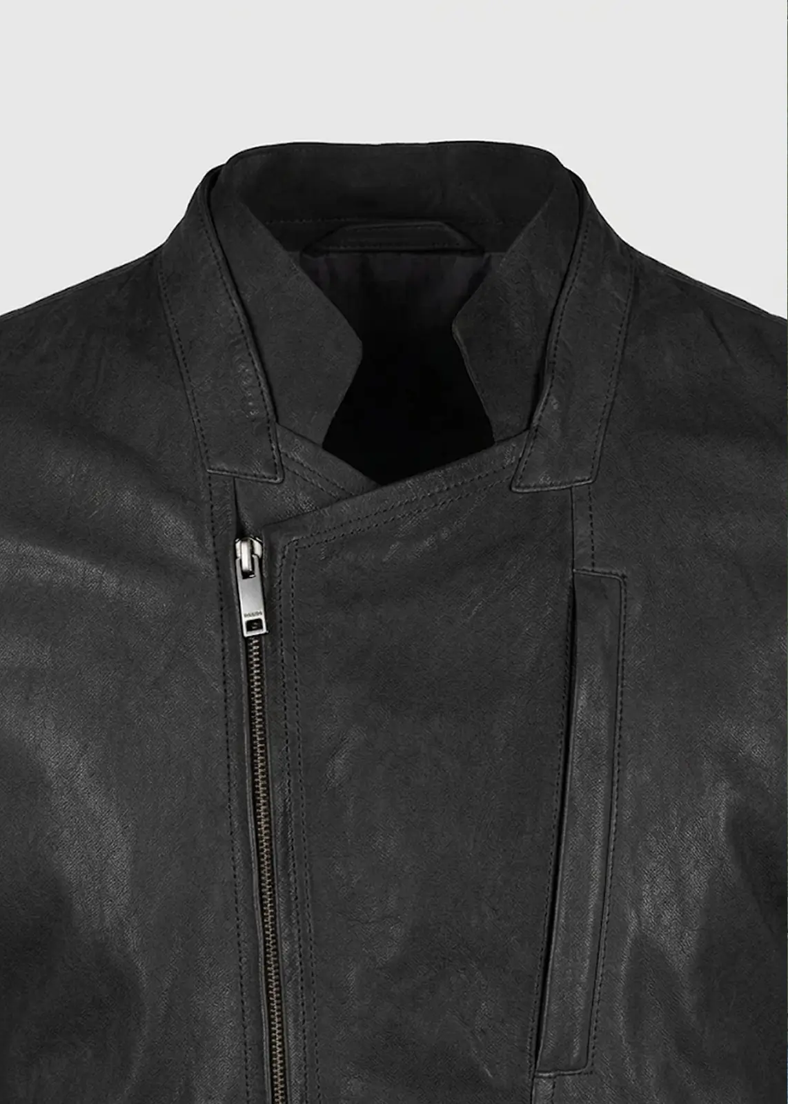 mens-black-zipper-asymmetrical-biker-jacket