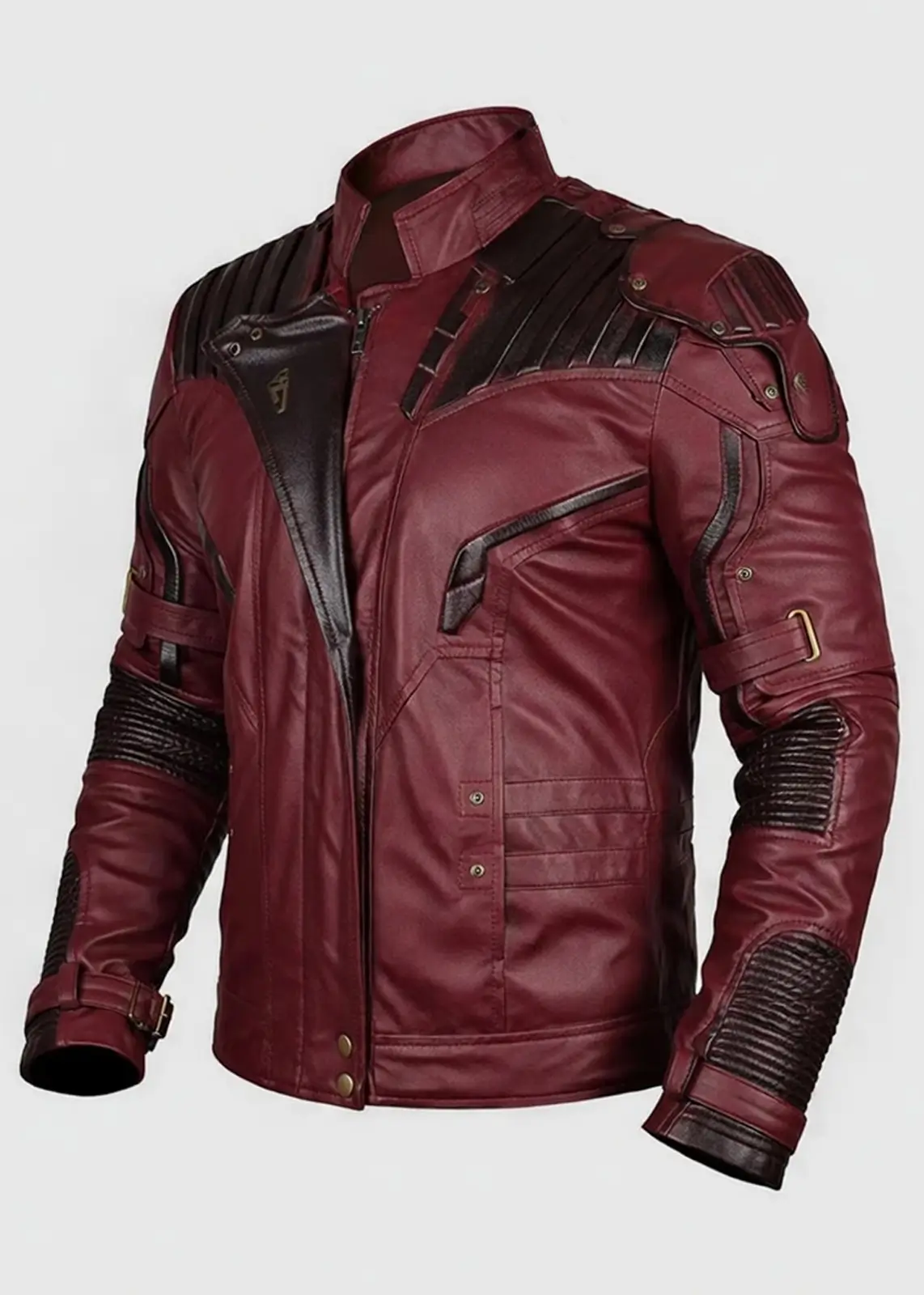 Men’s Dark Red Vintage Leather Jacket