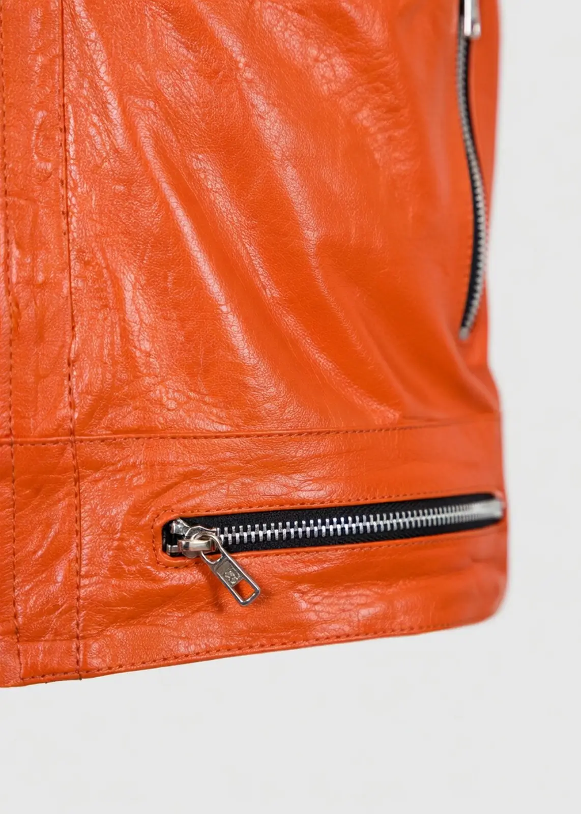 premium-orange-leather-vest-men